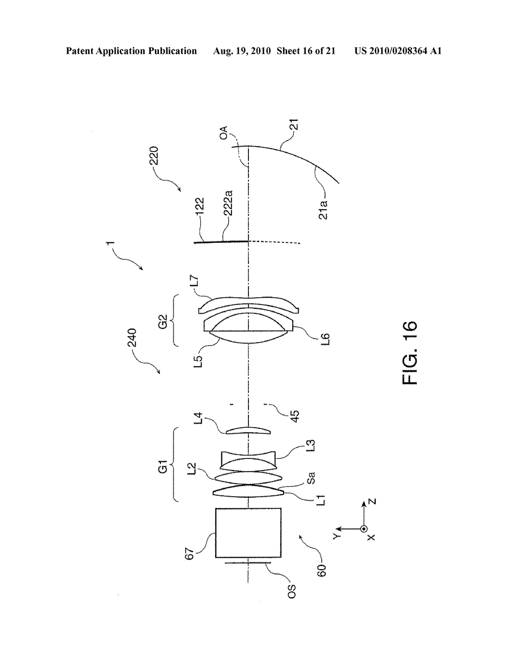 PROJECTION OPTICAL SYSTEM AND PROJECTION TYPE IMAGE DISPLAY DEVICE - diagram, schematic, and image 17