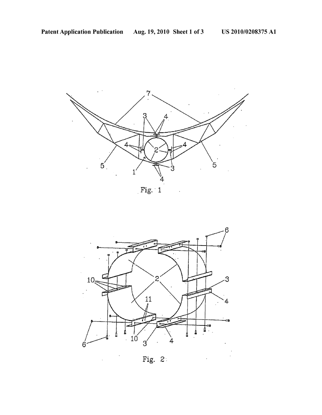 BEAM, METHOD FOR SECURING MIRROR-SUPPORTING ARMS TO THE BEAM, FRAME AND METHOD FOR PRODUCING THE BEAM FORMING PART OF A CYLINDRICAL PARABOLIC SOLAR COLLECTOR - diagram, schematic, and image 02