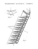 BEAM, METHOD FOR SECURING MIRROR-SUPPORTING ARMS TO THE BEAM, FRAME AND METHOD FOR PRODUCING THE BEAM FORMING PART OF A CYLINDRICAL PARABOLIC SOLAR COLLECTOR diagram and image