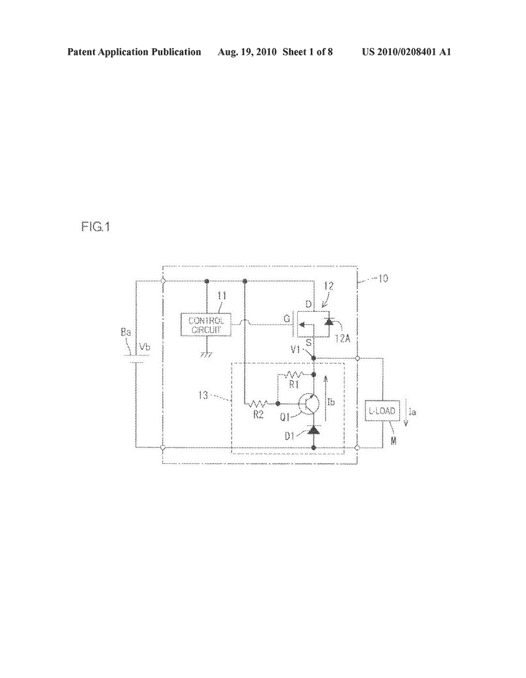 INDUCTIVE LOAD DRIVING CIRCUIT - diagram, schematic, and image 02