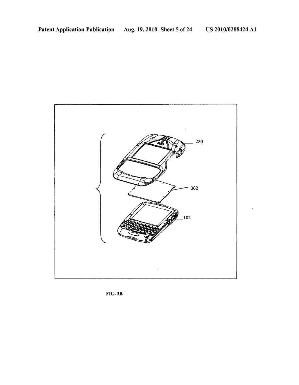 Modular Protective Housing with Peripherals for a Handheld Communications Device - diagram, schematic, and image 06