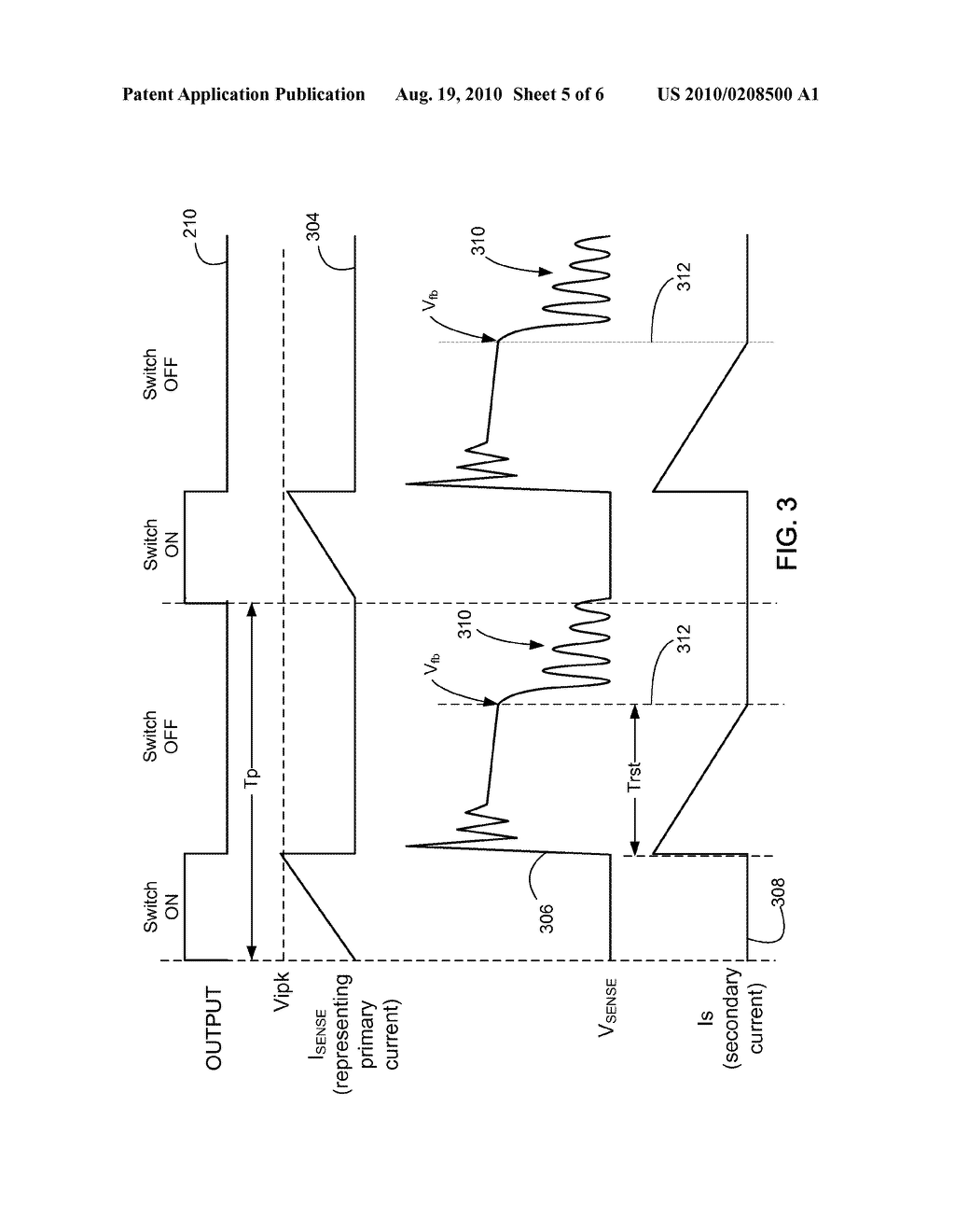 Detecting Light Load Conditions and Improving Light Load Efficiency in a Switching Power Converter - diagram, schematic, and image 06