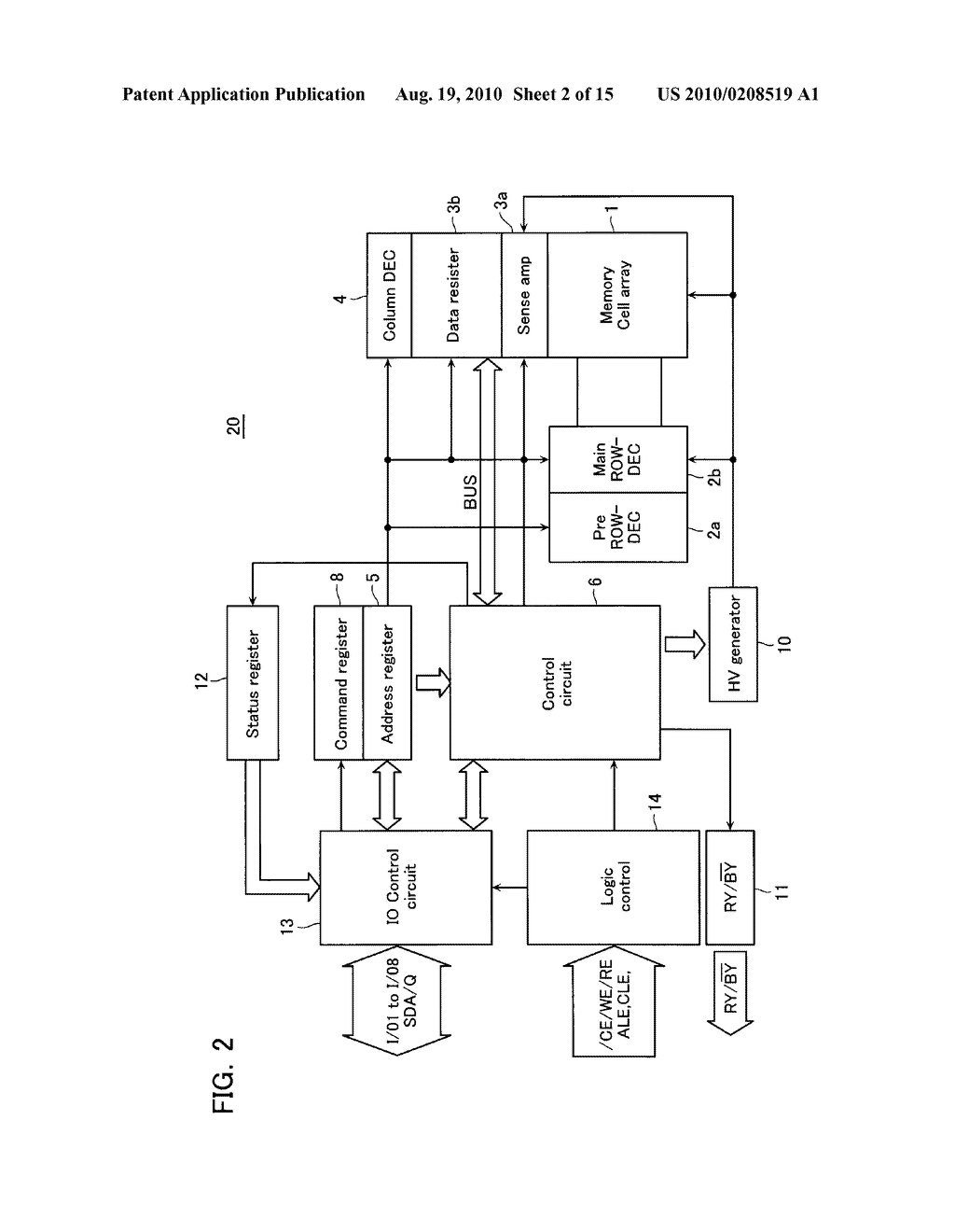 SEMICONDUCTOR MEMORY DEVICE AND METHOD OF READING THE SAME - diagram, schematic, and image 03