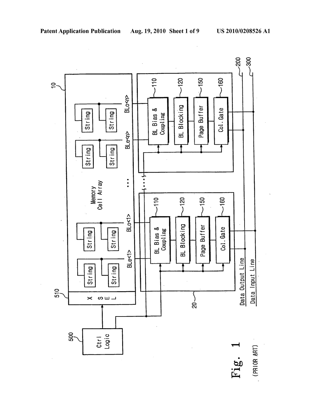 Non-volatile memory device and method of operation therefor - diagram, schematic, and image 02