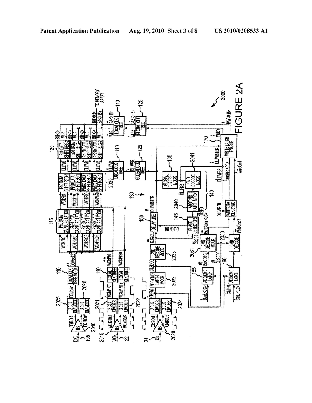 SYSTEMS AND METHODS FOR ISSUING ADDRESS AND DATA SIGNALS TO A MEMORY ARRAY - diagram, schematic, and image 04