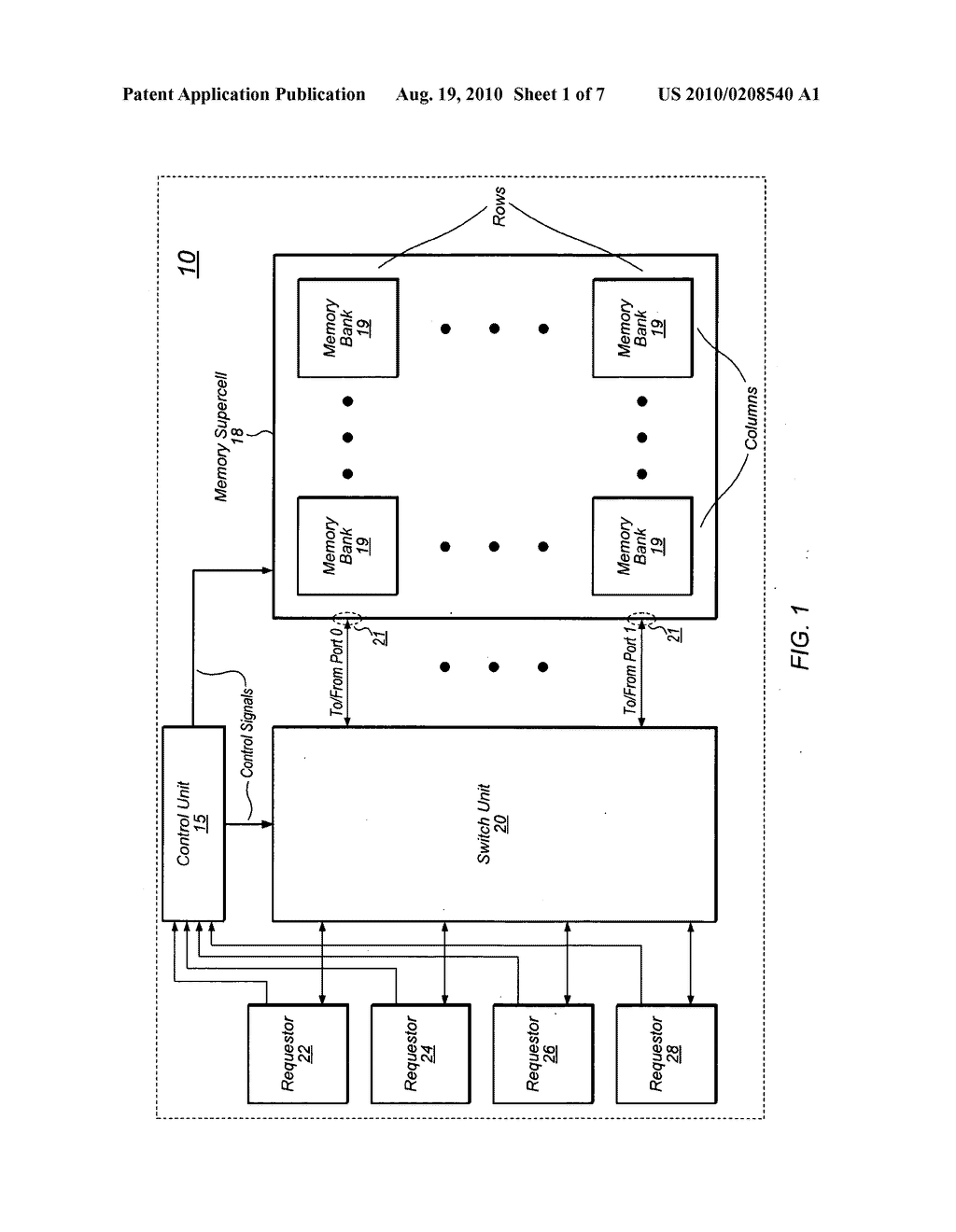 INTEGRATED CIRCUIT WITH MULTIPORTED MEMORY SUPERCELL AND DATA PATH SWITCHING CIRCUITRY - diagram, schematic, and image 02