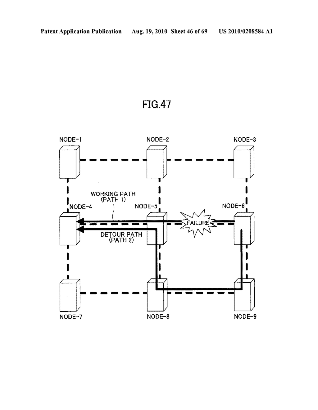 COMMUNICATION NODE APPARATUS, COMMUNICATION SYSTEM, AND PATH RESOURCE ASSIGNMENT METHOD - diagram, schematic, and image 47