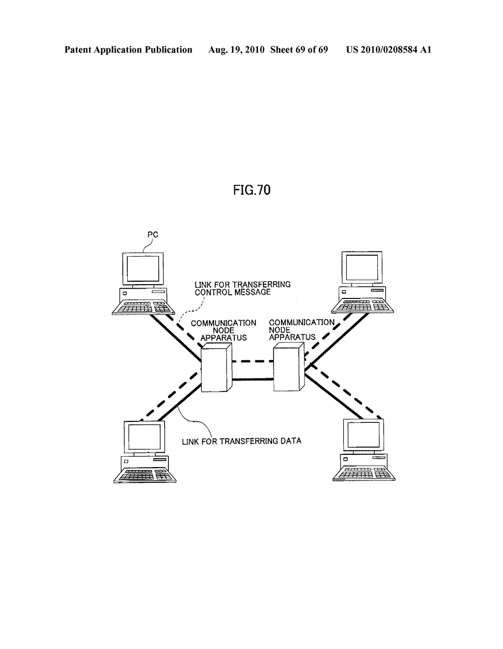 COMMUNICATION NODE APPARATUS, COMMUNICATION SYSTEM, AND PATH RESOURCE ASSIGNMENT METHOD - diagram, schematic, and image 70