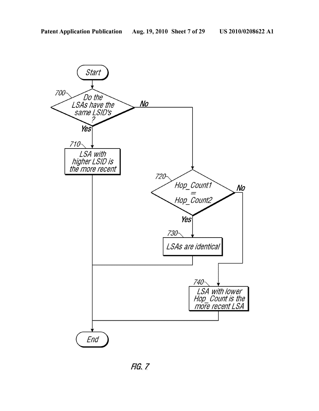METHOD FOR ROUTING INFORMATION OVER A NETWORK EMPLOYING CENTRALIZED CONTROL - diagram, schematic, and image 08