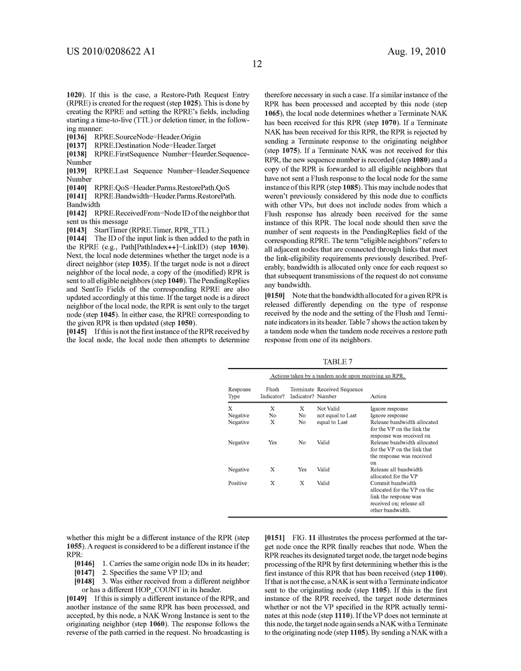 METHOD FOR ROUTING INFORMATION OVER A NETWORK EMPLOYING CENTRALIZED CONTROL - diagram, schematic, and image 42