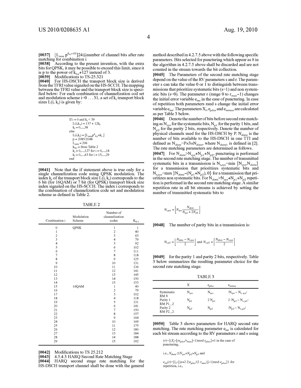 METHOD AND SYSTEM FOR TRANSPORT BLOCK SIZE SIGNALING BASED ON MODULATION TYPE FOR HSDPA - diagram, schematic, and image 10