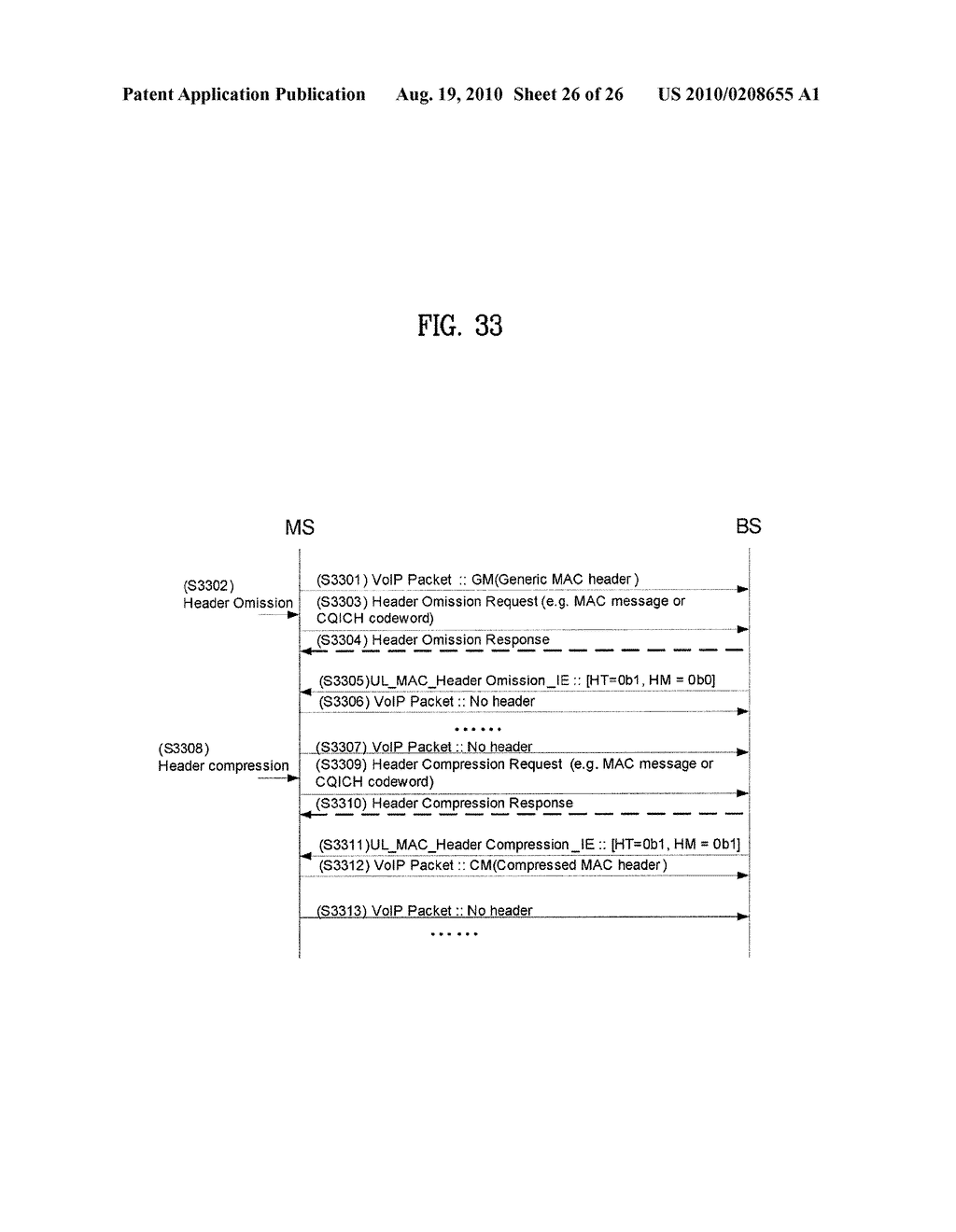 METHOD OF TRANSMITTING PACKET FOR REDUCING HEADER OVERHEAD - diagram, schematic, and image 27