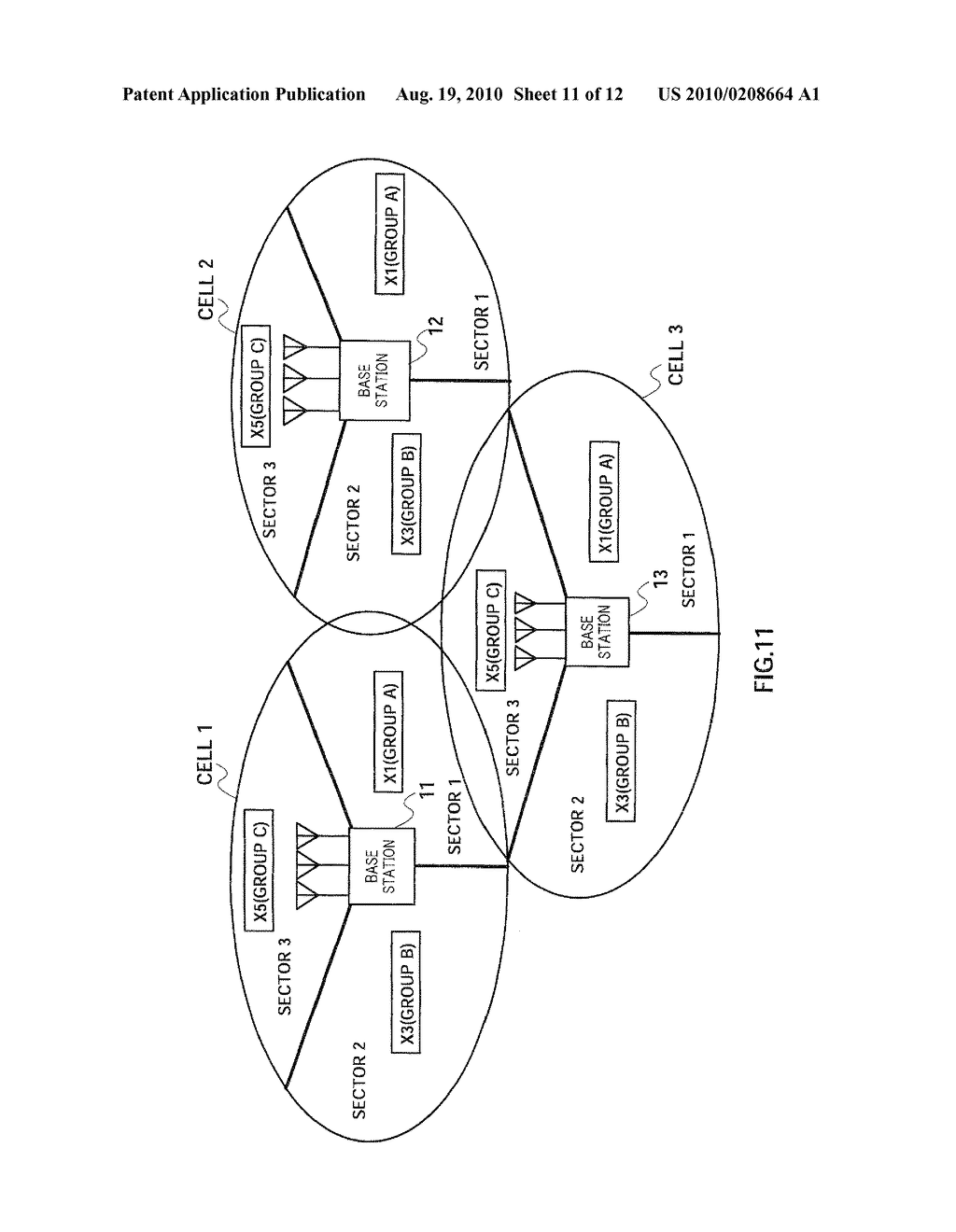 WIRELESS COMMUNICATION BASE STATION APPARATUS, WIRELESS COMMUNICATION MOBILE STATION APPARATUS AND PILOT SIGNAL SEQUENCE ALLOCATING METHOD IN MULTICARRIER COMMUNICATION - diagram, schematic, and image 12