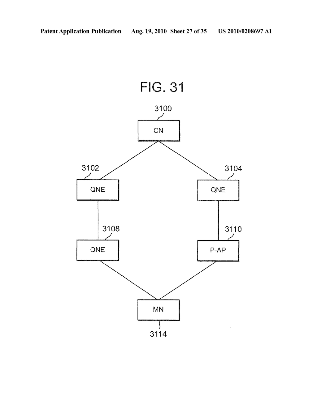 QoS RESOURCE RESERVATION METHOD AND MOBILE TERMINAL USED IN THE METHOD - diagram, schematic, and image 28