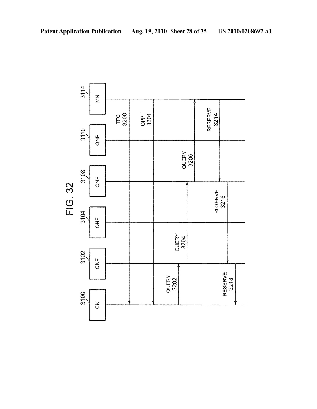 QoS RESOURCE RESERVATION METHOD AND MOBILE TERMINAL USED IN THE METHOD - diagram, schematic, and image 29