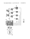 Systems and methods for generating power in a communications system diagram and image