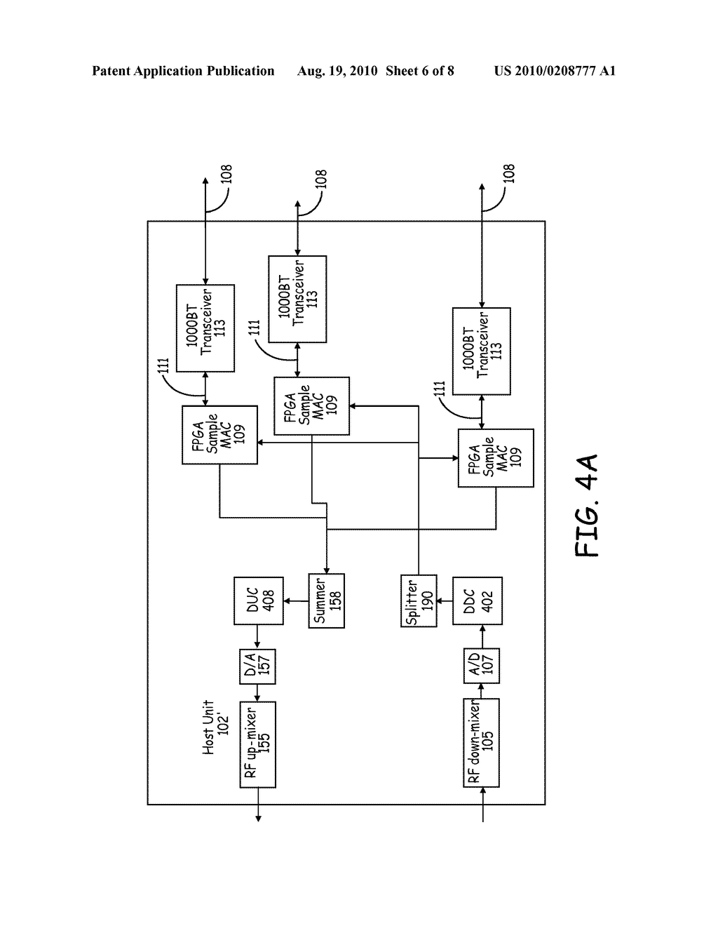 DISTRIBUTED ANTENNA SYSTEM USING GIGABIT ETHERNET PHYSICAL LAYER DEVICE - diagram, schematic, and image 07