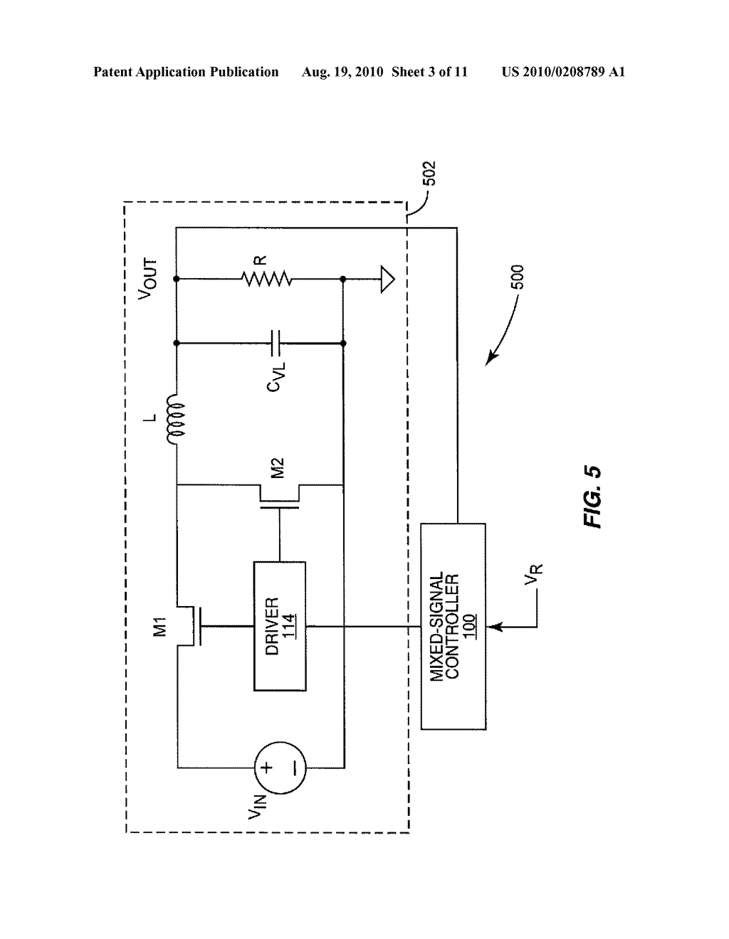 VOLTAGE LEVEL CONVERTER WITH MIXED SIGNAL CONTROLLER - diagram, schematic, and image 04