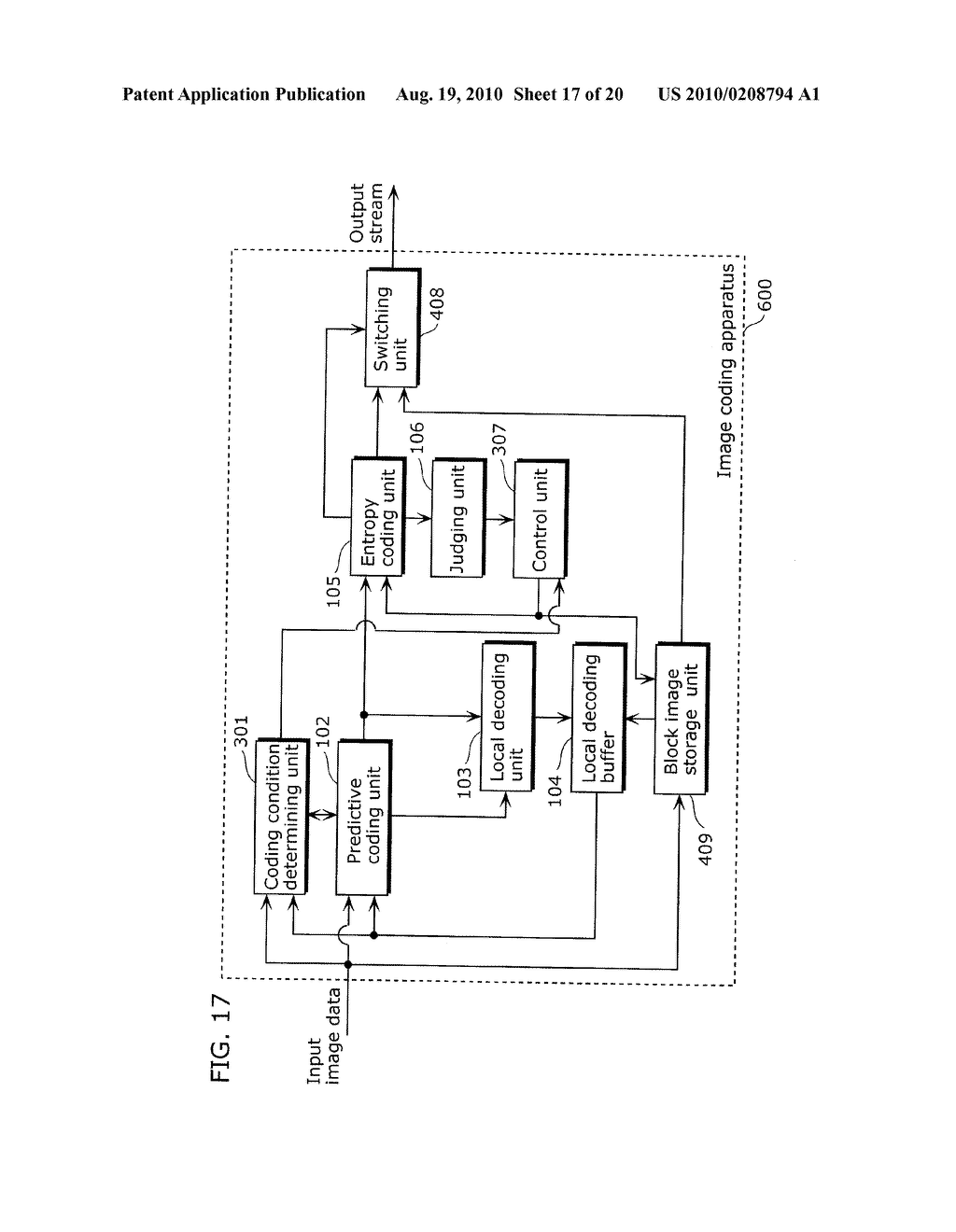 IMAGE CODING APPARATUS AND IMAGE CODING METHOD - diagram, schematic, and image 18