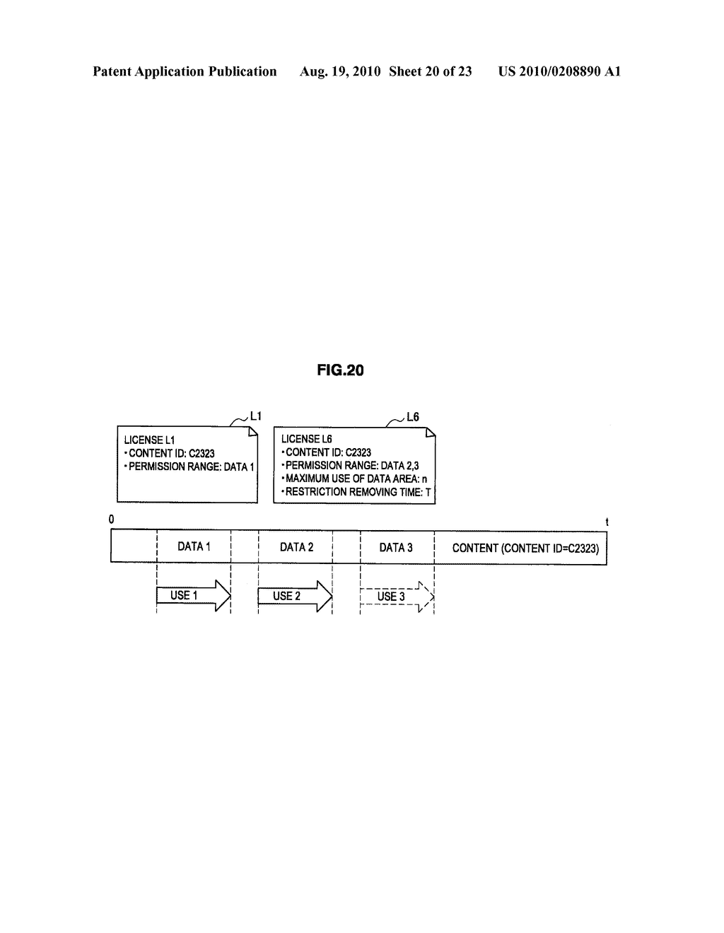 CONTENT DISTRIBUTION APPARATUS, CONTENT USE APPARATUS, CONTENT DISTRIBUTION SYSTEM, CONTENT DISTRIBUTION METHOD AND PROGRAM - diagram, schematic, and image 21