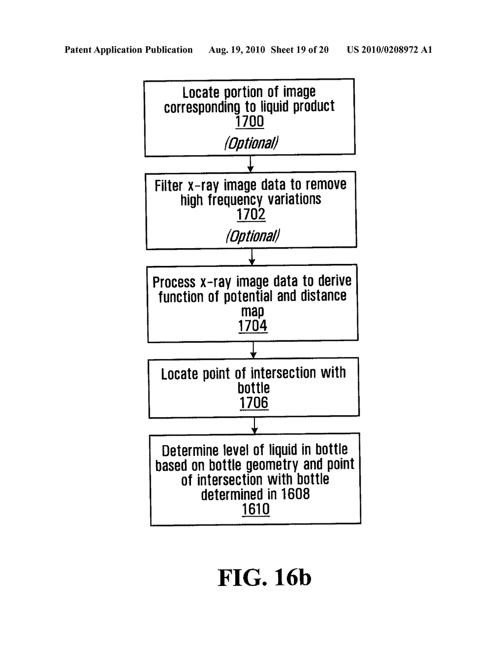 METHOD AND SYSTEM FOR PERFORMING X-RAY INSPECTION OF A LIQUID PRODUCT AT A SECURITY CHECKPOINT - diagram, schematic, and image 20