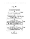 IMAGE PROCESSING APPARATUS FOR DETECTING COORDINATE POSITION OF CHARACTERISTIC PORTION OF FACE diagram and image