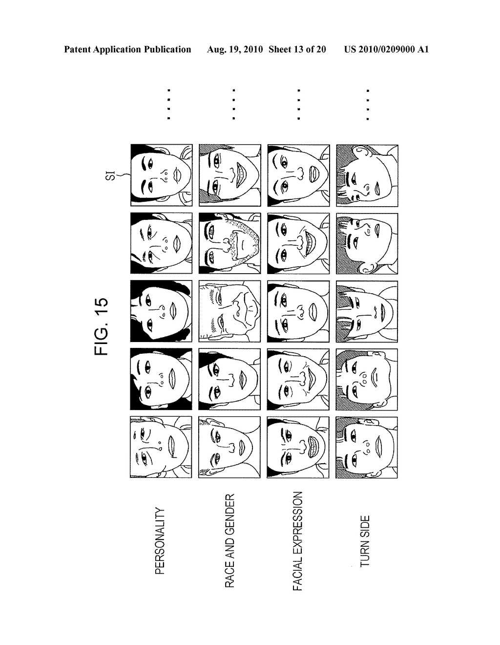 IMAGE PROCESSING APPARATUS FOR DETECTING COORDINATE POSITION OF CHARACTERISTIC PORTION OF FACE - diagram, schematic, and image 14