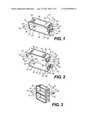 STACKABLE OPTICAL FIBER RETAINER diagram and image