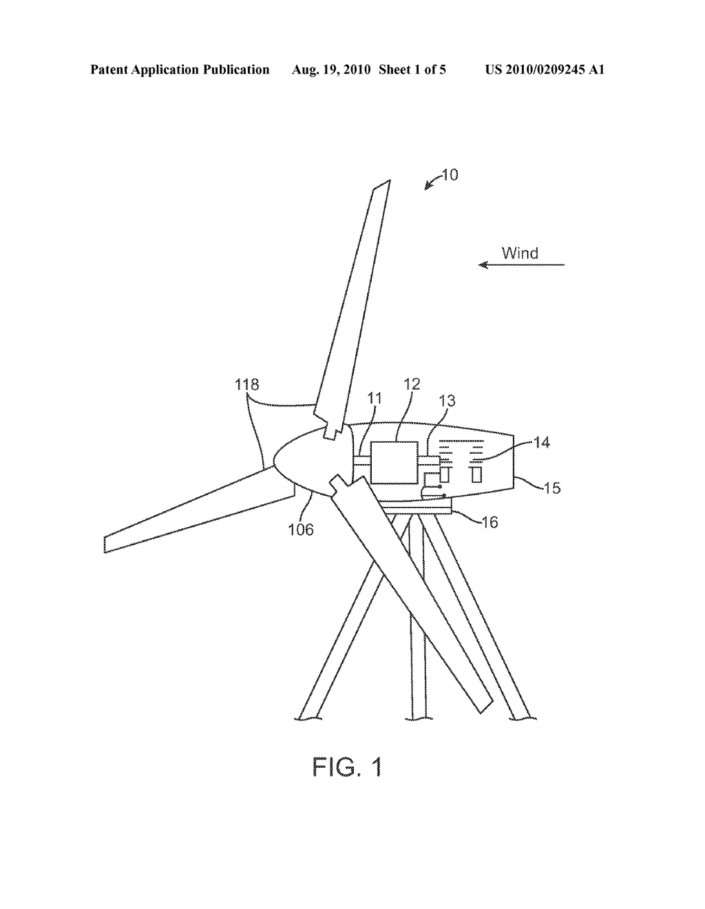 GEARLESS PITCH CONTROL MECHANISM FOR STARTING, STOPPING AND REGULATING THE POWER OUTPUT OF WIND TURBINES WITHOUT THE USE OF A BRAKE - diagram, schematic, and image 02