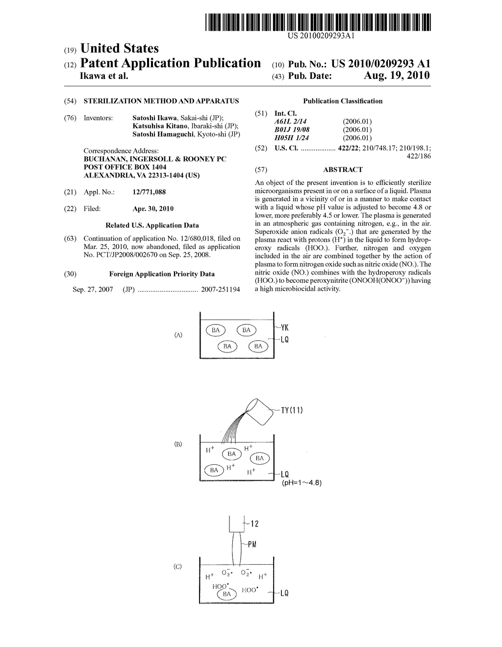 STERILIZATION METHOD AND APPARATUS - diagram, schematic, and image 01