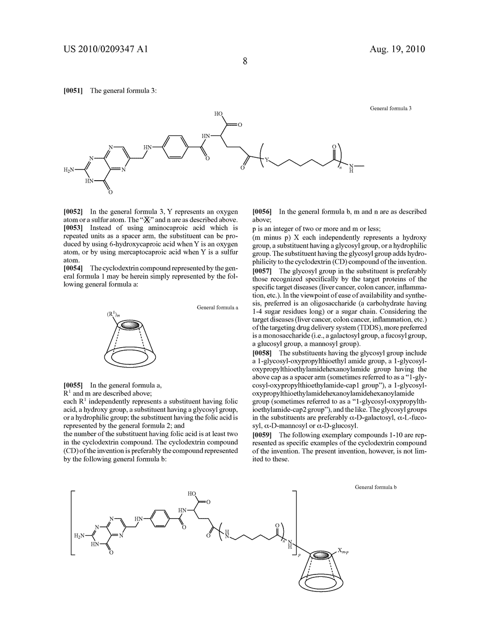 CYCLODEXTRIN COMPOUND MODIFIED WITH FOLIC ACID, PROCESS FOR PRODUCTION THEREOF, DRUG DELIVERY AGENT FOR TARGETING DRUG DELIVERY SYSTEM, PHARMACEUTICAL COMPOSITION, AND IMAGING AGENT - diagram, schematic, and image 12