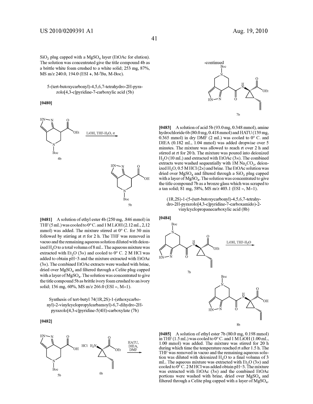 NOVEL INHIBITORS OF HEPATITIS C VIRUS REPLICATION - diagram, schematic, and image 42