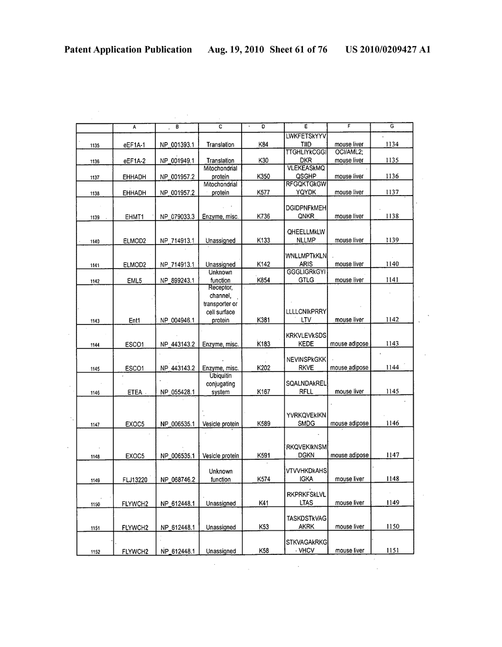 LYSINE ACETYLATION SITES - diagram, schematic, and image 62