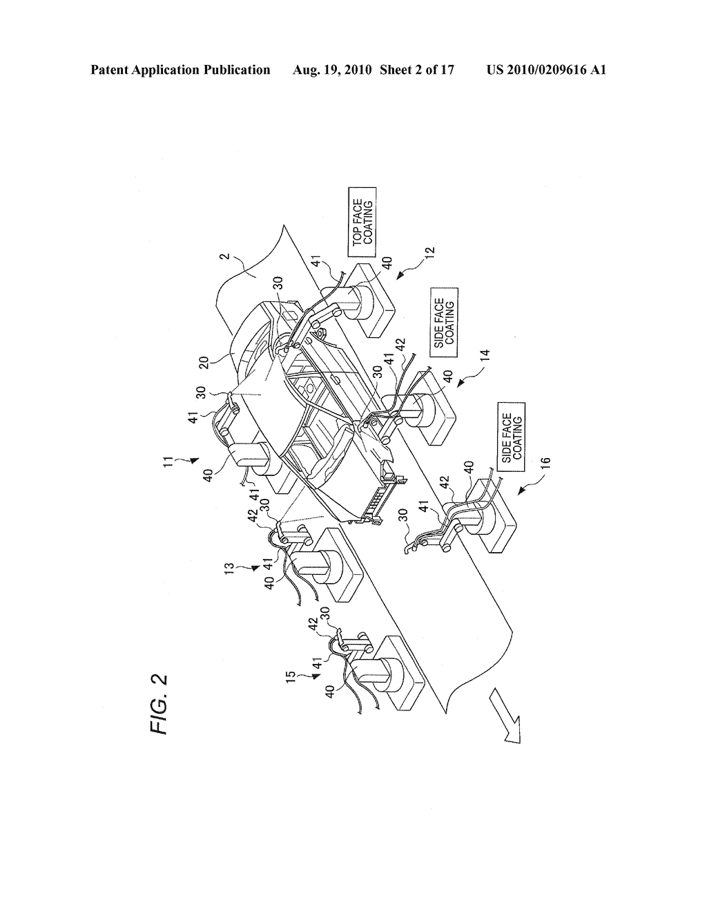 ELECTROSTATIC COATING METHOD AND ELECTROSTATIC COATING APPARATUS - diagram, schematic, and image 03