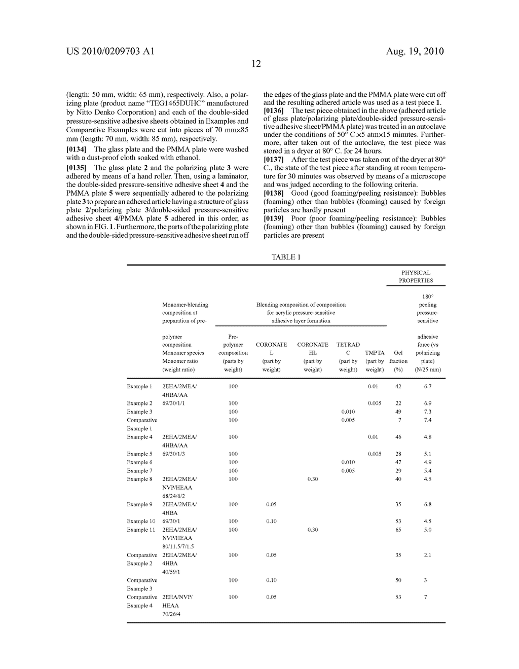 DOUBLE-SIDED PRESSURE-SENSITIVE ADHESIVE SHEET AND PRESSURE-SENSITIVE ADHESIVE TYPE OPTICAL MEMBER - diagram, schematic, and image 14