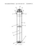 Battery pack with axially extending and rotatable electrical connections and catch diagram and image