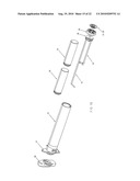 Battery pack with axially extending and rotatable electrical connections and catch diagram and image