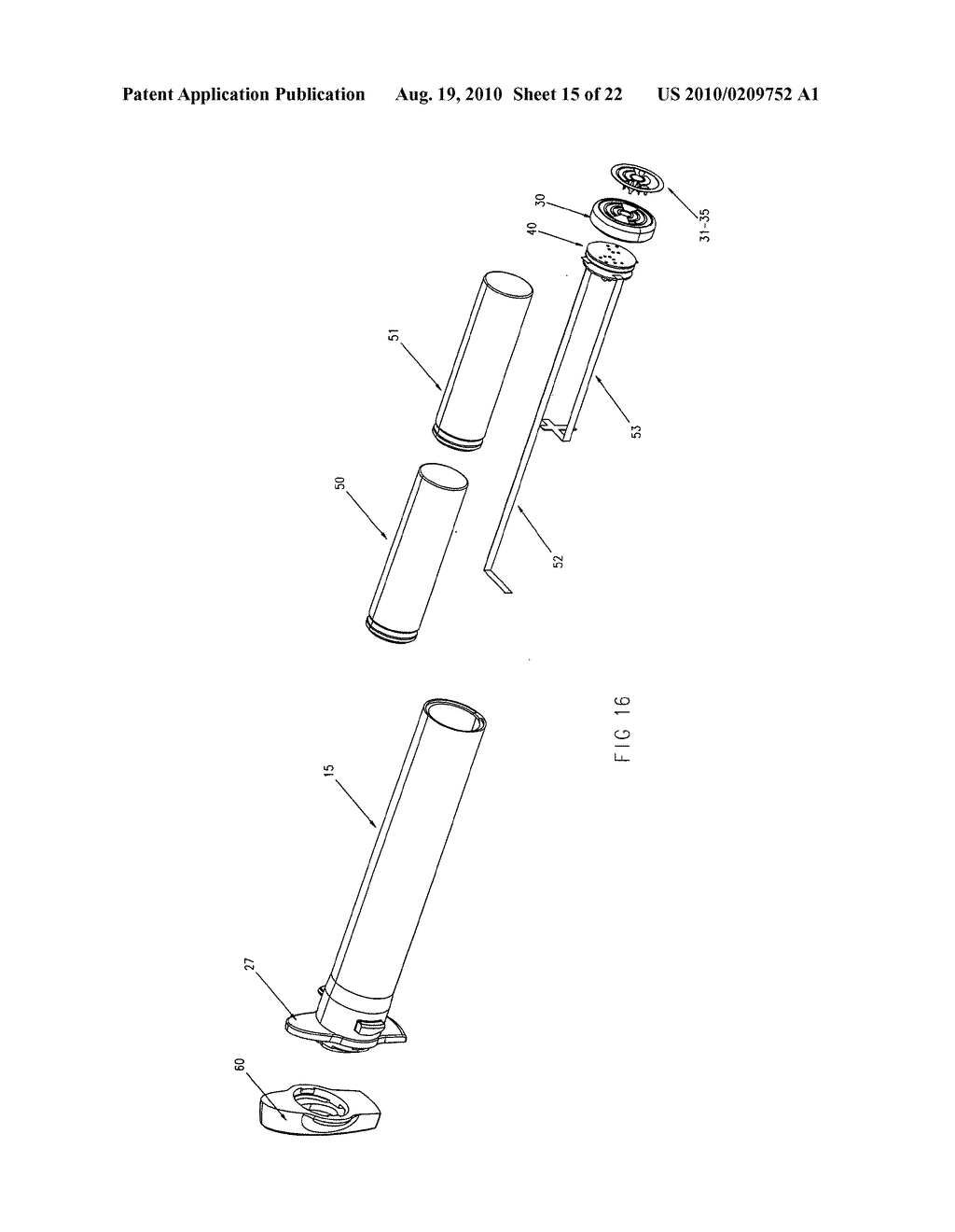 Battery pack with axially extending and rotatable electrical connections and catch - diagram, schematic, and image 16