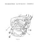 Battery pack with axially extending and rotatable electrical connections and catch diagram and image