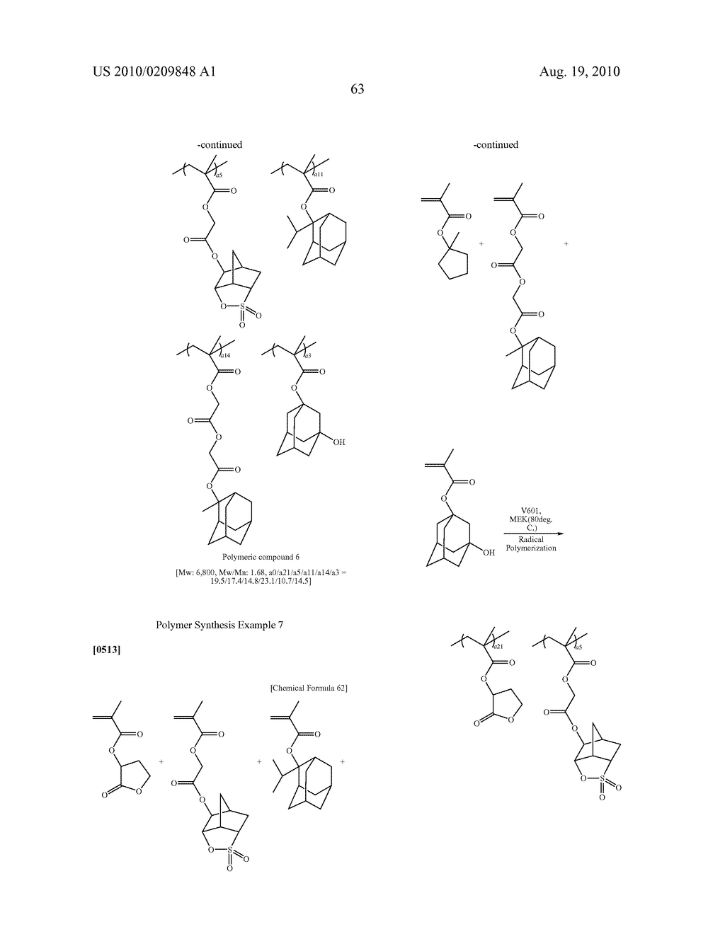 POSITIVE RESIST COMPOSITION, METHOD OF FORMING RESIST PATTERN, AND POLYMERIC COMPOUND - diagram, schematic, and image 64