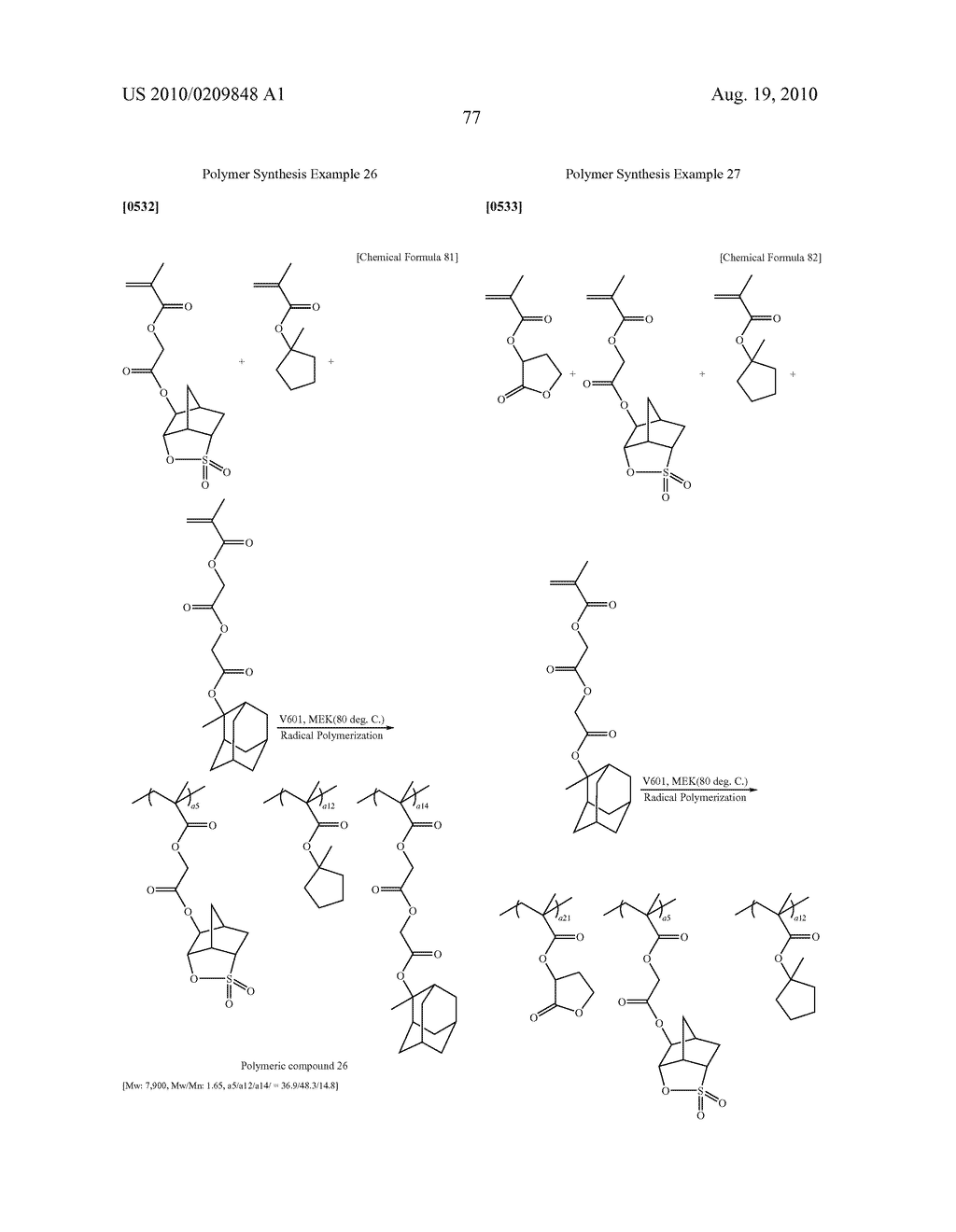 POSITIVE RESIST COMPOSITION, METHOD OF FORMING RESIST PATTERN, AND POLYMERIC COMPOUND - diagram, schematic, and image 78