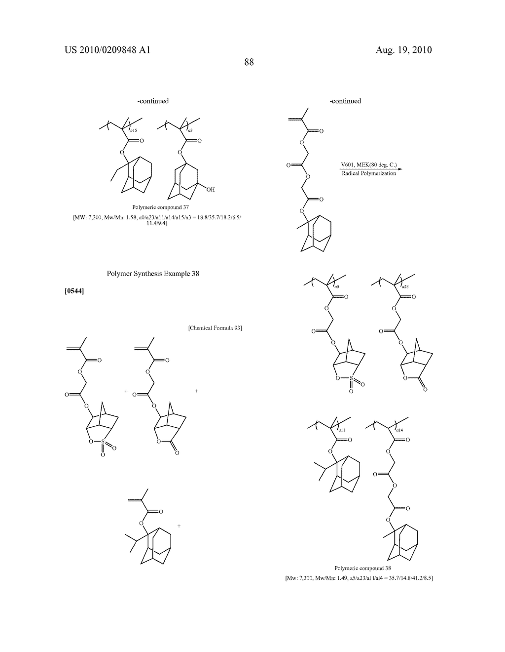 POSITIVE RESIST COMPOSITION, METHOD OF FORMING RESIST PATTERN, AND POLYMERIC COMPOUND - diagram, schematic, and image 89