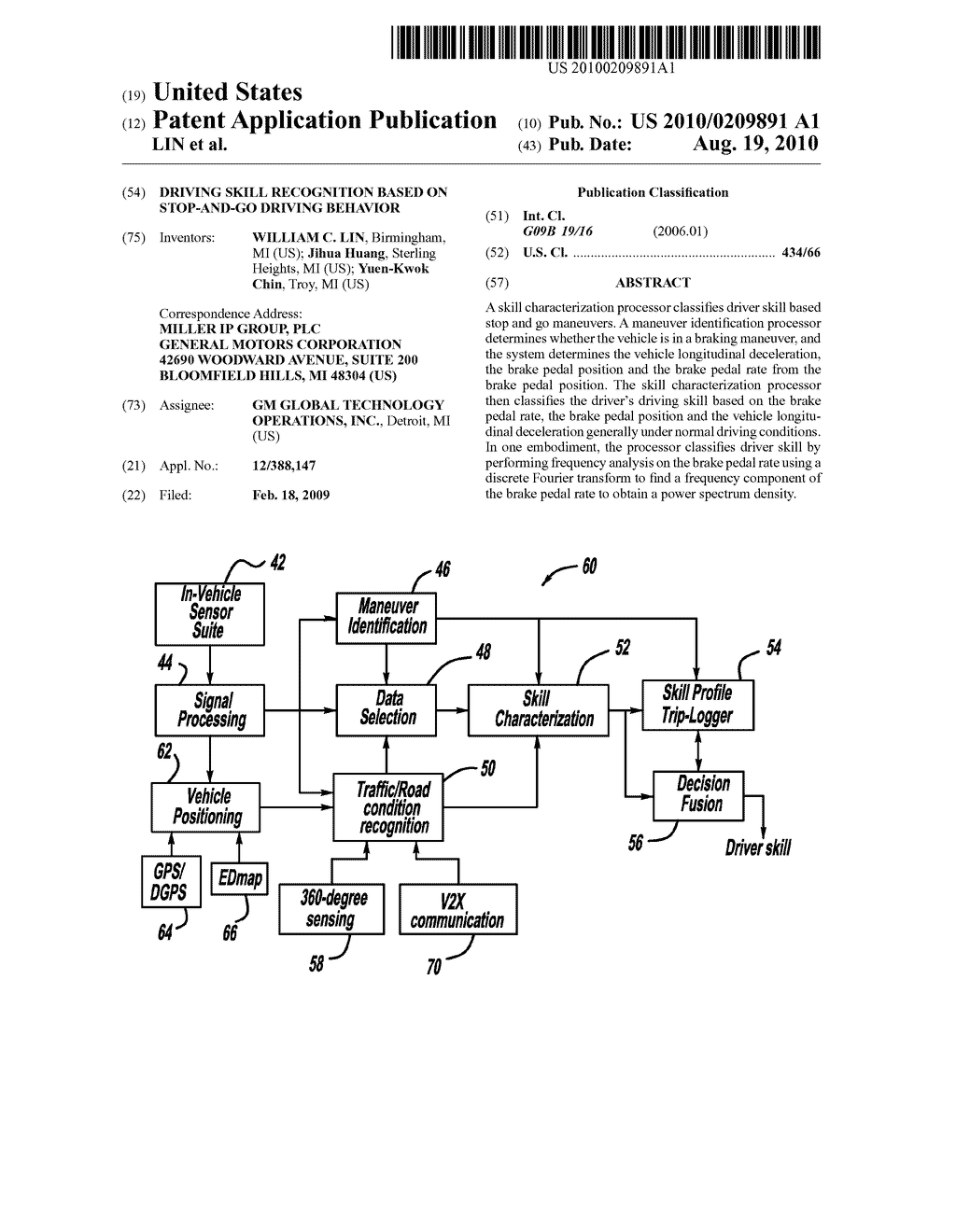 DRIVING SKILL RECOGNITION BASED ON STOP-AND-GO DRIVING BEHAVIOR - diagram, schematic, and image 01