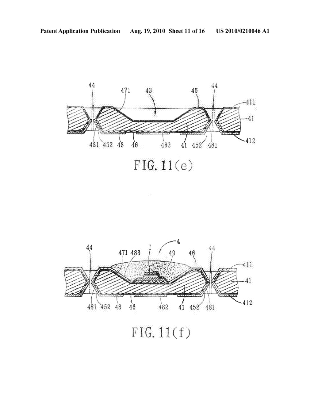 Light emitting diode chip, and methods for manufacturing and packaging the same - diagram, schematic, and image 12