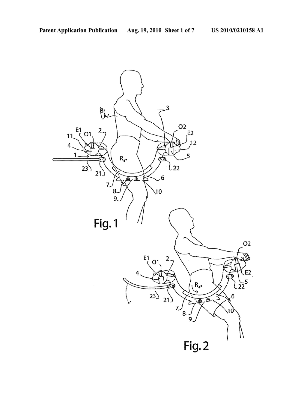 WATERCRAFT WHICH CAN BE PROPELLED BY HUMAN POWER - diagram, schematic, and image 02