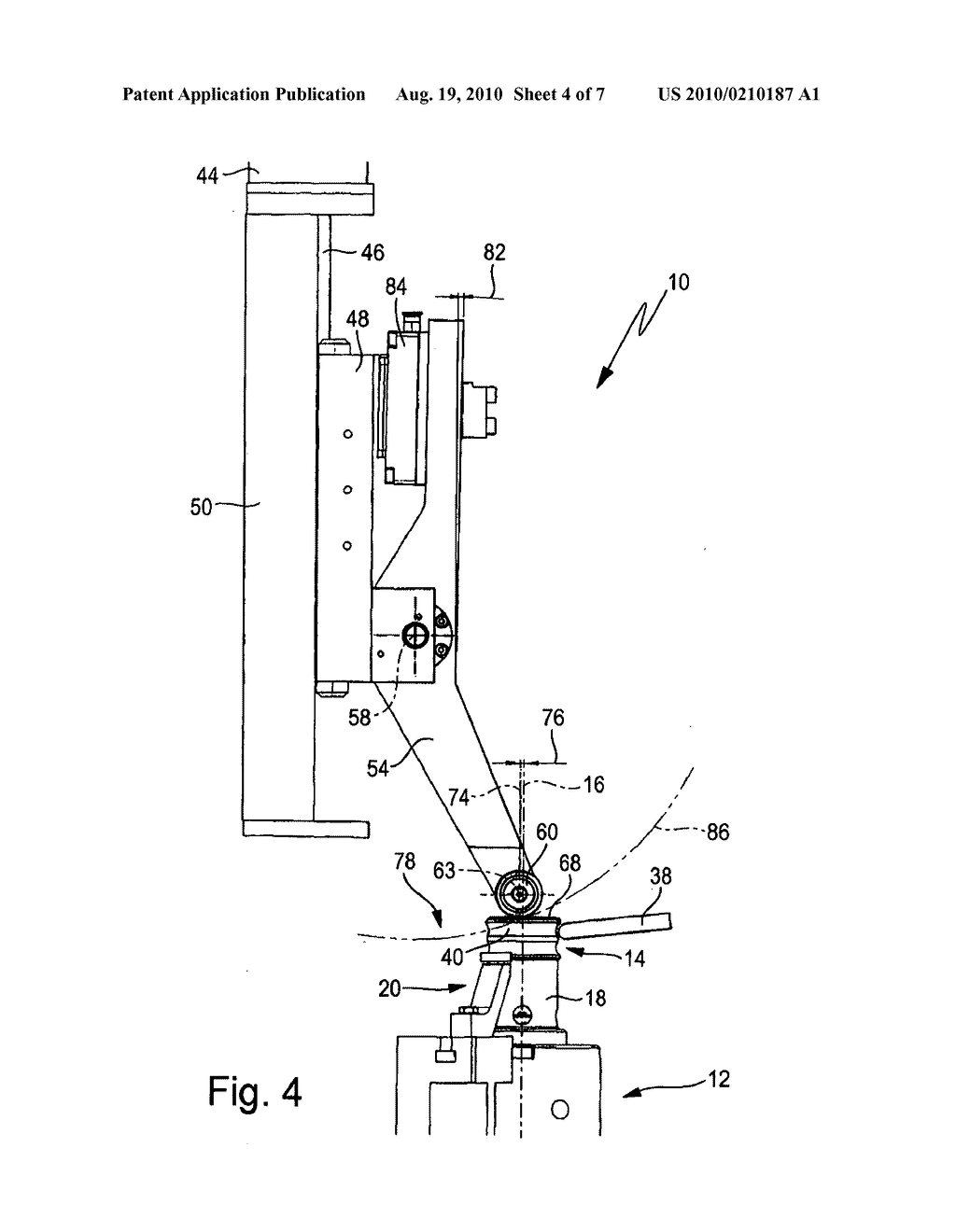 Device and method for fine or finest processing of a rotationally symmetric work piece surface - diagram, schematic, and image 05
