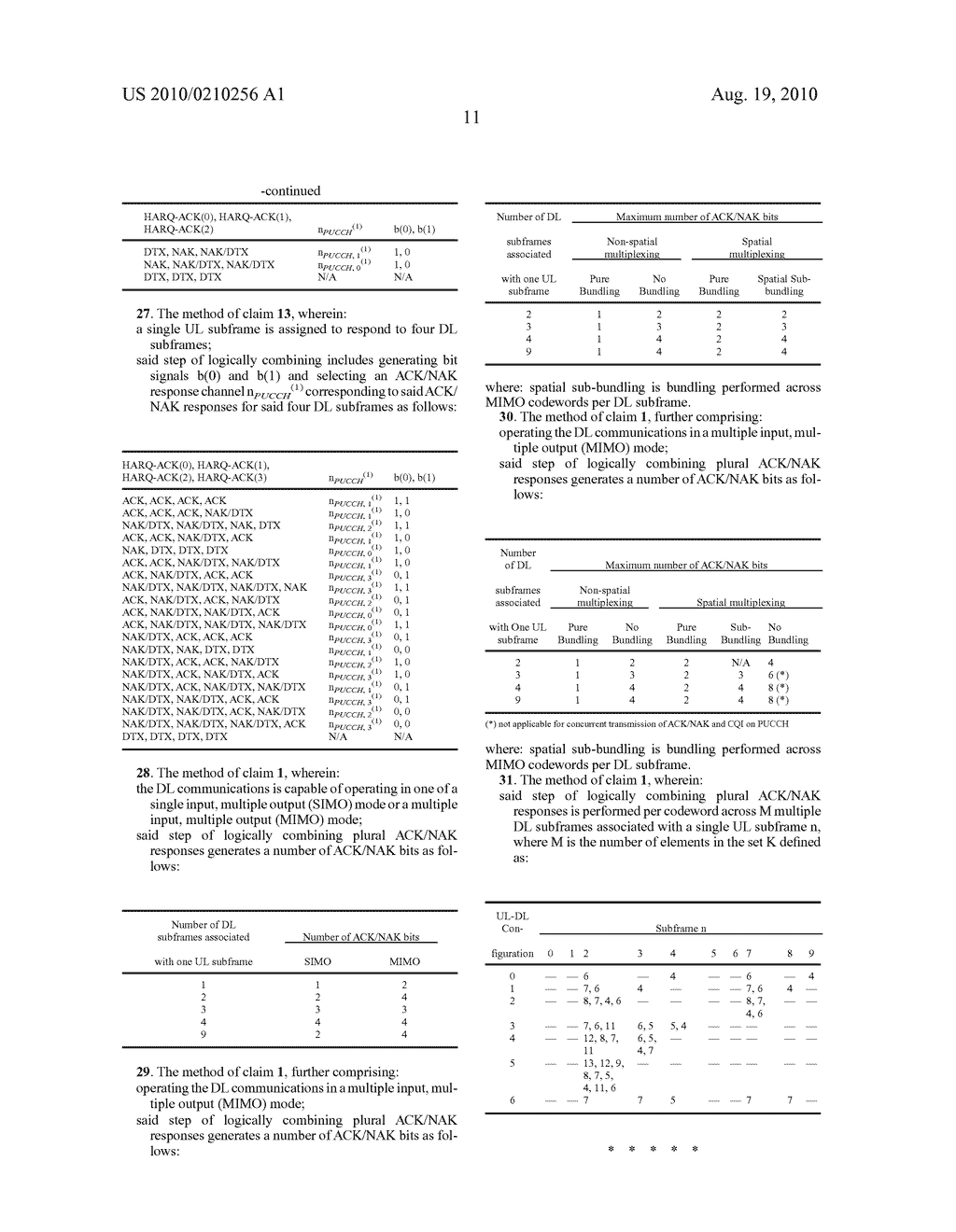 Transmission of Bundled ACK/NAK Bits - diagram, schematic, and image 17