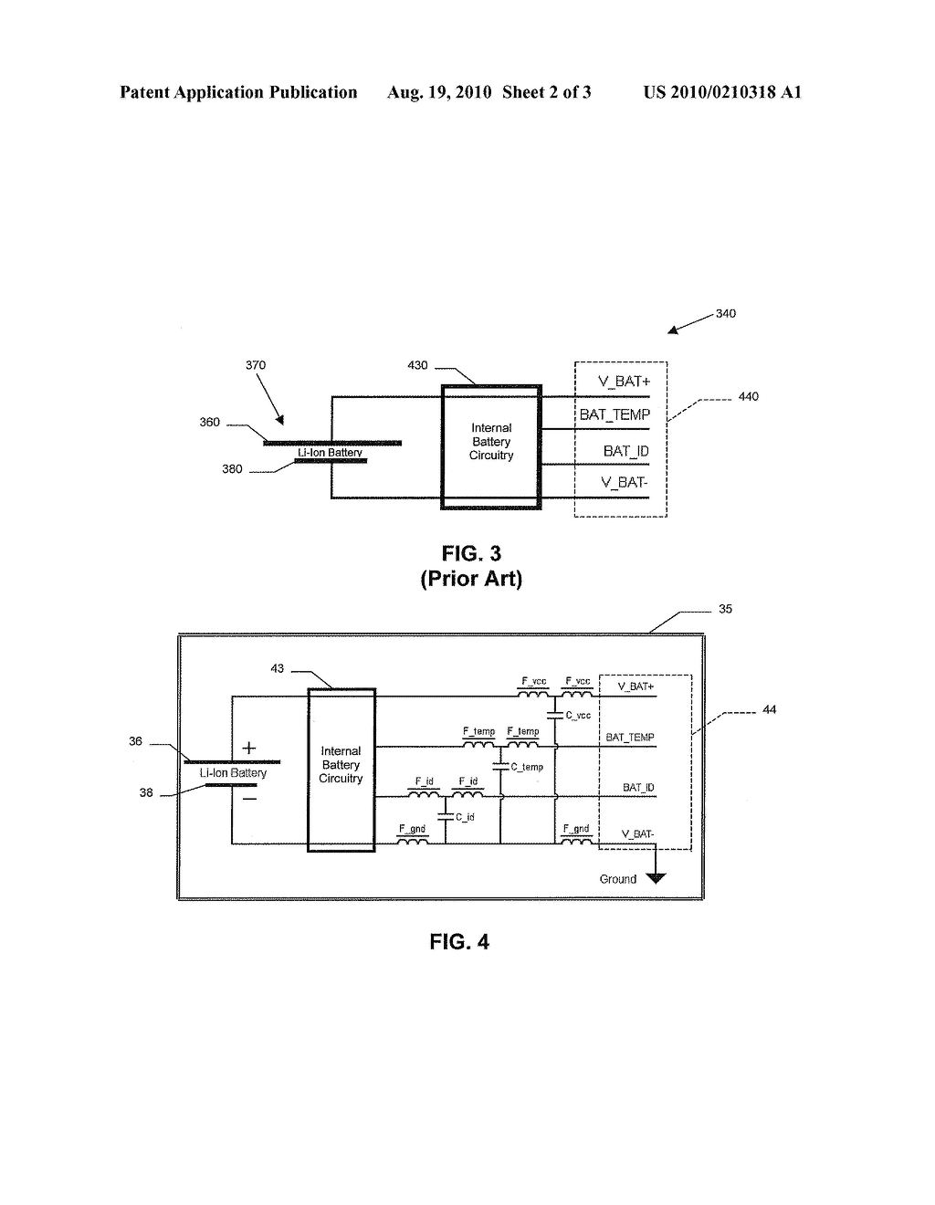 MOBILE WIRELESS COMMUNICATIONS DEVICE INCLUDING A SELF-CONTAINED RECHARGEABLE BATTERY PACK WITH FILTER AND RELATED METHODS - diagram, schematic, and image 03