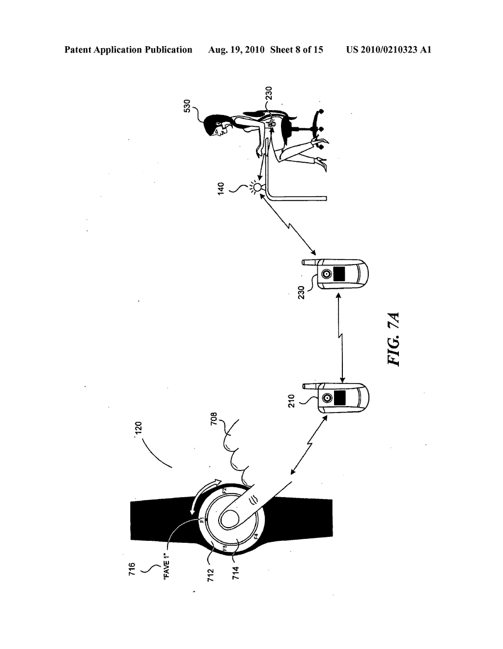 COMMUNICATION BETWEEN DEVICES USING TACTILE OR VISUAL INPUTS, SUCH AS DEVICES ASSOCIATED WITH MOBILE DEVICES - diagram, schematic, and image 09