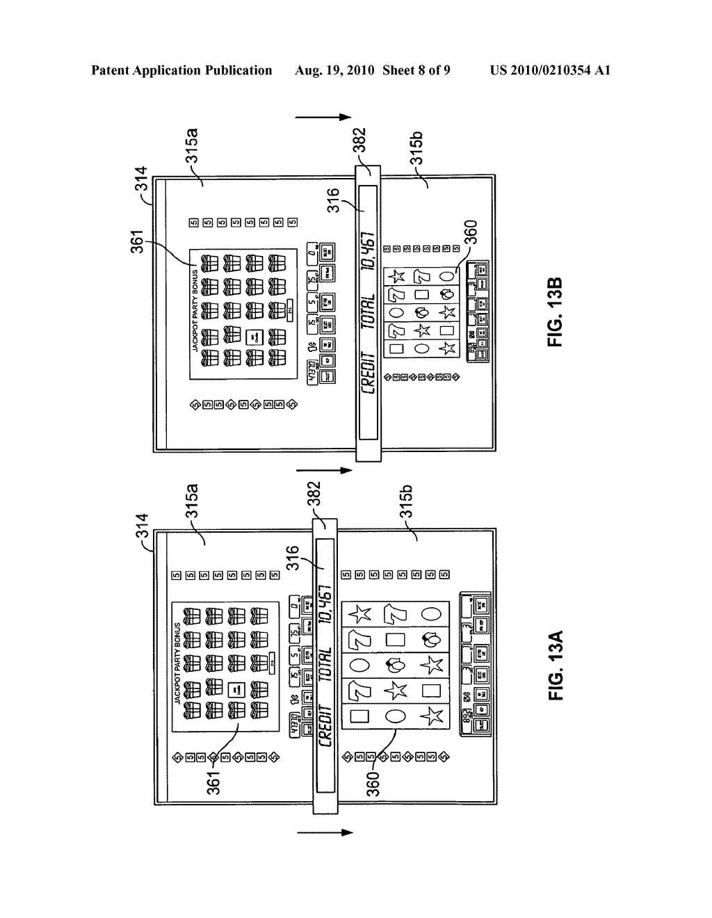 GAMING SYSTEM HAVING MOVABLE DISPLAY DIVIDERS - diagram, schematic, and image 09